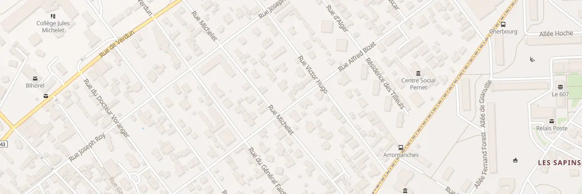 Plan du 25 Rue Alfred Bizet à Bihorel