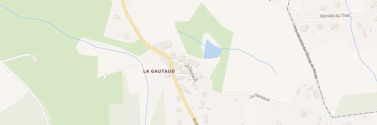 Plan du 5060 La Gautaud à Veyrac