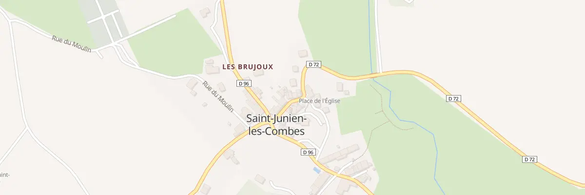 Plan du 11 Rue de la Bazine à Saint-Junien-les-Combes