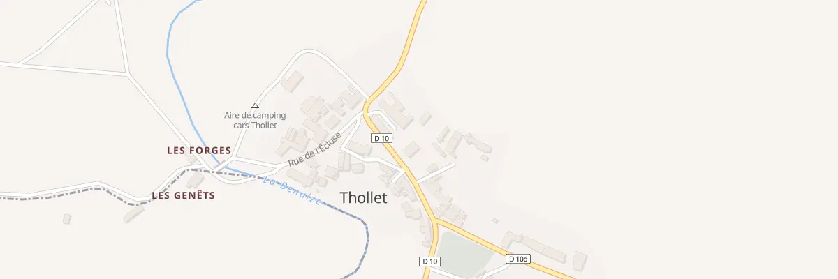 Plan du 5 Rue Henri de Laitre à Thollet