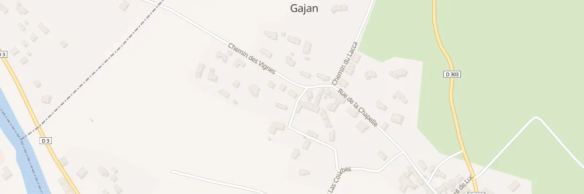 Plan du 3 Chem des Vignes à Gajan