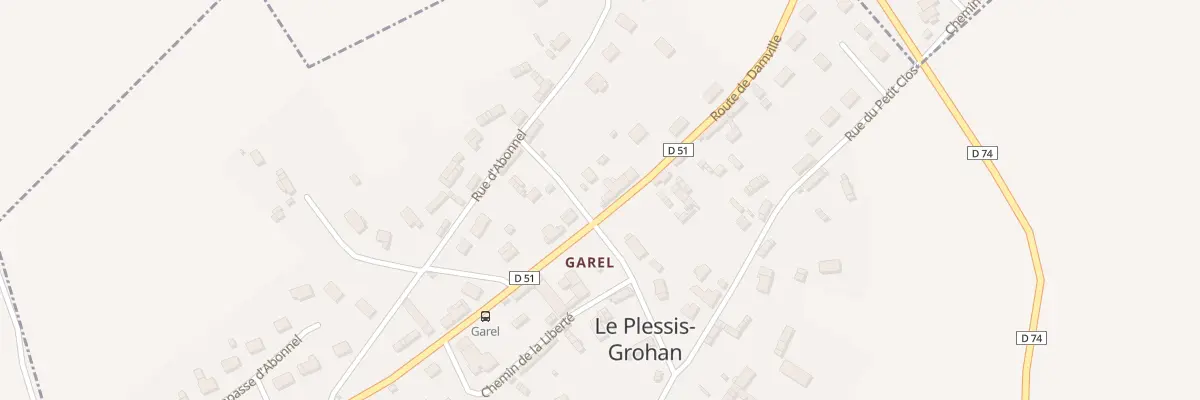 Plan du 71 Che de Bellevue au Plessis-Grohan