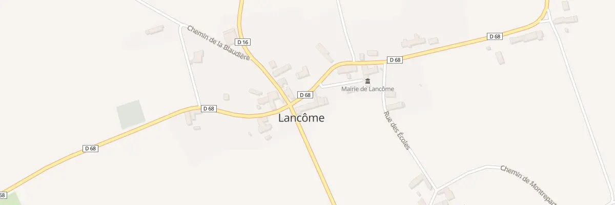 Plan du 1 Rue de la Cisse à Lancôme
