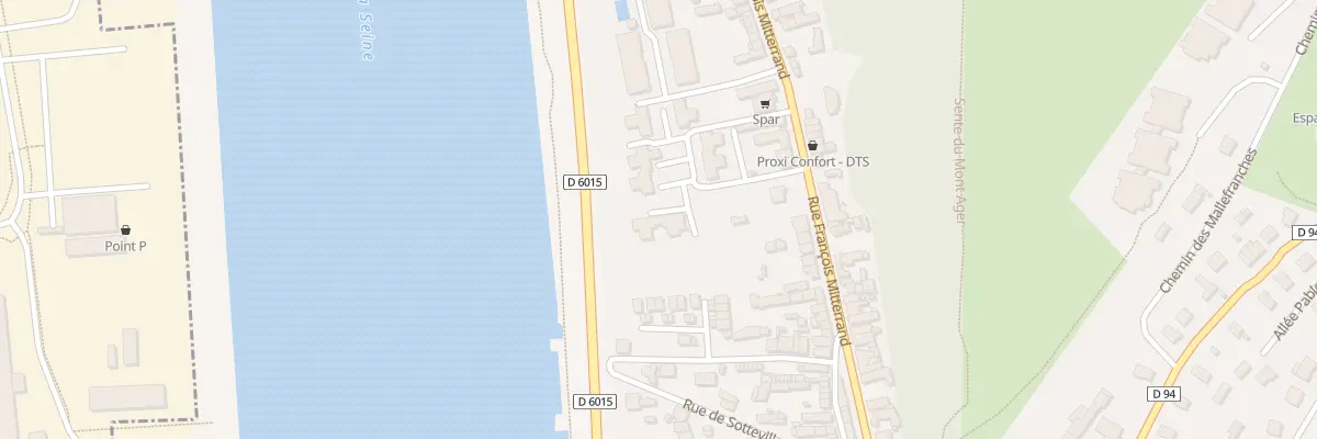 Plan du 99B Rue François Mitterrand à Amfreville-la-Mi-Voie