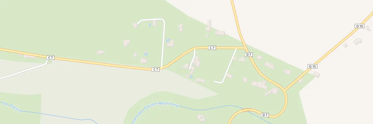 Plan du 37 Coulat à Gratens