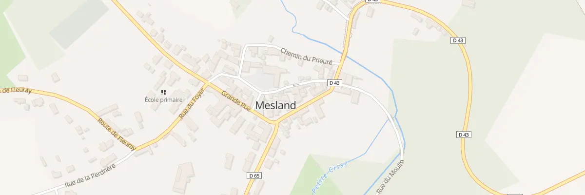 Plan du 15 Rue de la Poste à Mesland