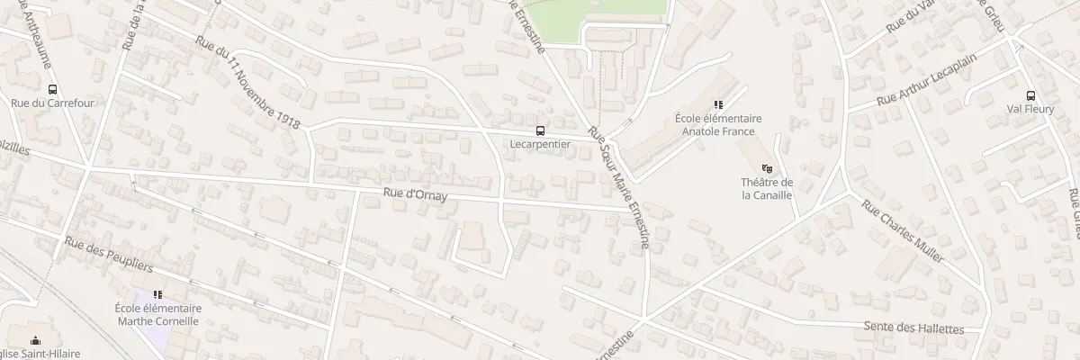 Plan du 12 Rue d’Ornay à Rouen