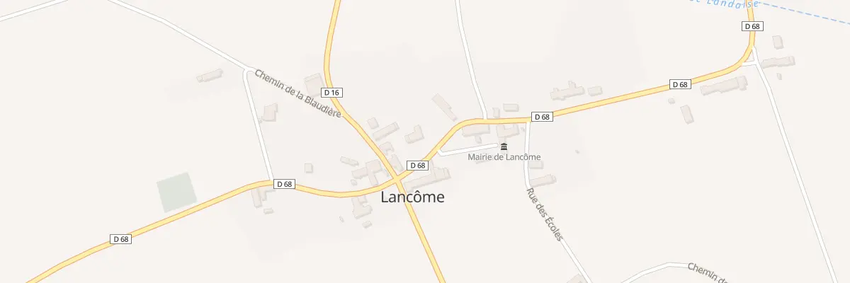 Plan du 2 Rue de la Cisse à Lancôme