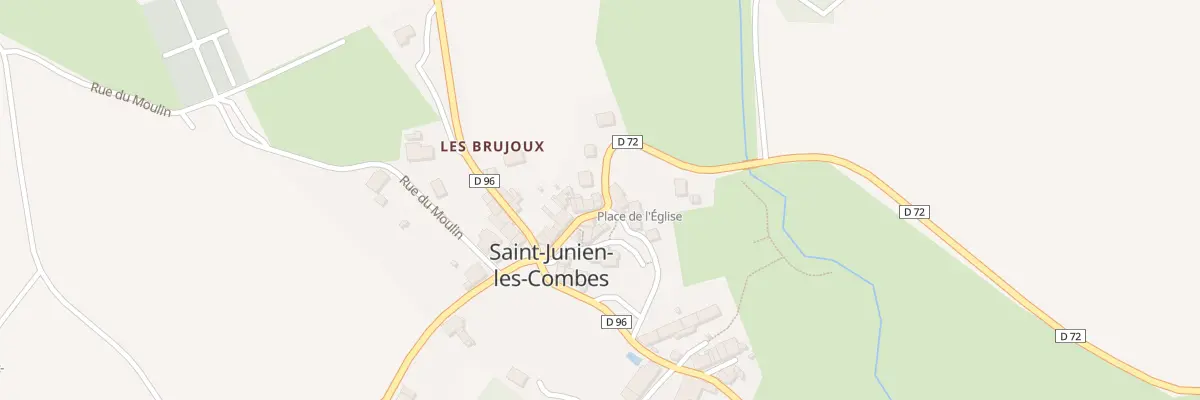 Plan du 21 Rue de la Bazine à Saint-Junien-les-Combes