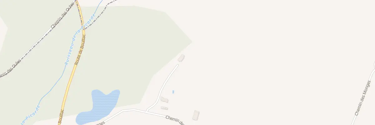 Plan du 349 Che des Monges à Beaupuy