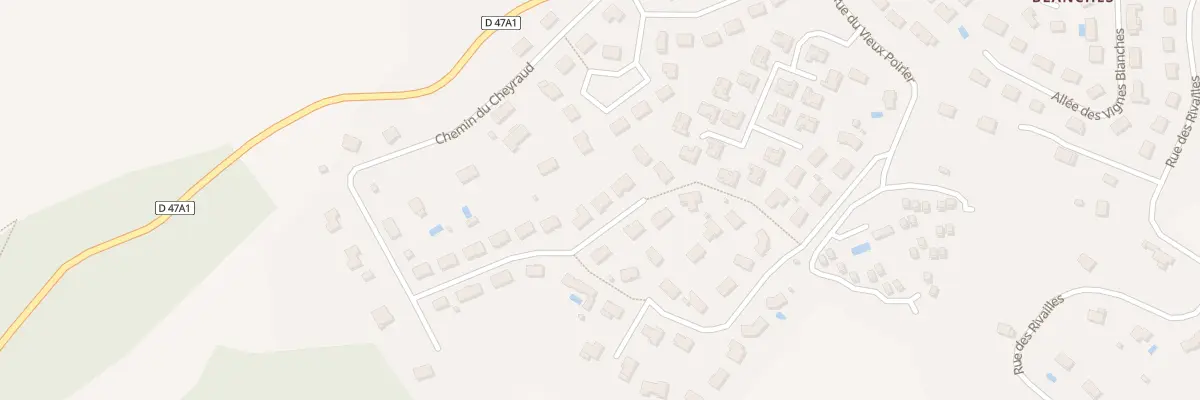 Plan du 25 Che du Cheyraud à Verneuil-sur-Vienne