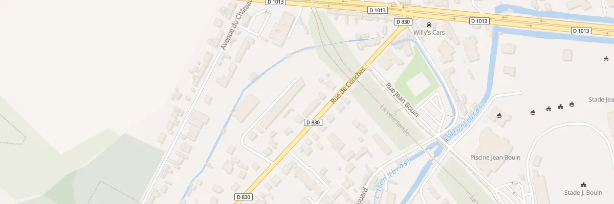 Plan du 14 Rue de Conches à Évreux