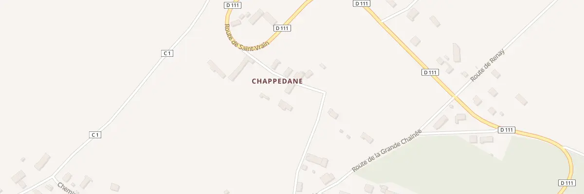 Plan du 5 Rte du Clos de Chappedâne à Saint-Firmin-des-Prés