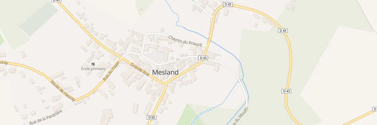 Plan du 19B Rue de la Poste à Mesland
