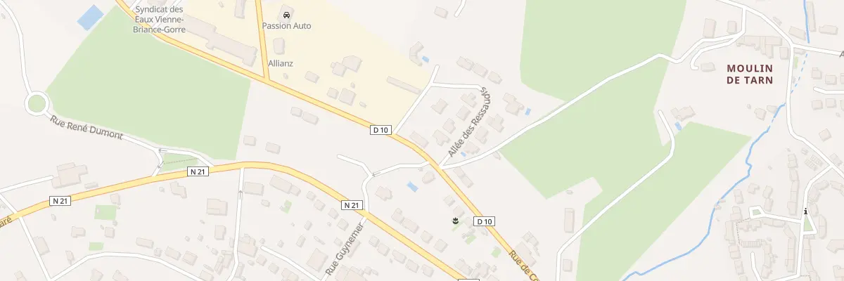 Plan du 16 Rue de Cognac à Aixe-sur-Vienne