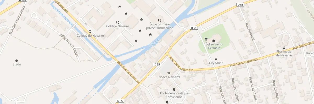 Plan du 64 Av Aristide Briand à Évreux