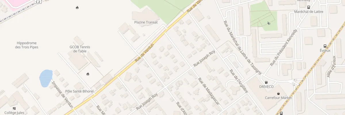 Plan du 6 Rue de Madagascar à Bihorel