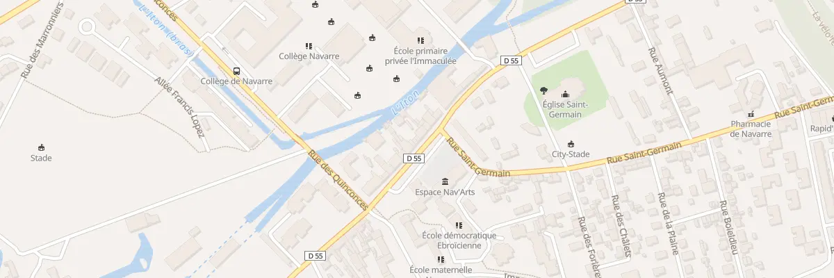 Plan du 66 Av Aristide Briand à Évreux