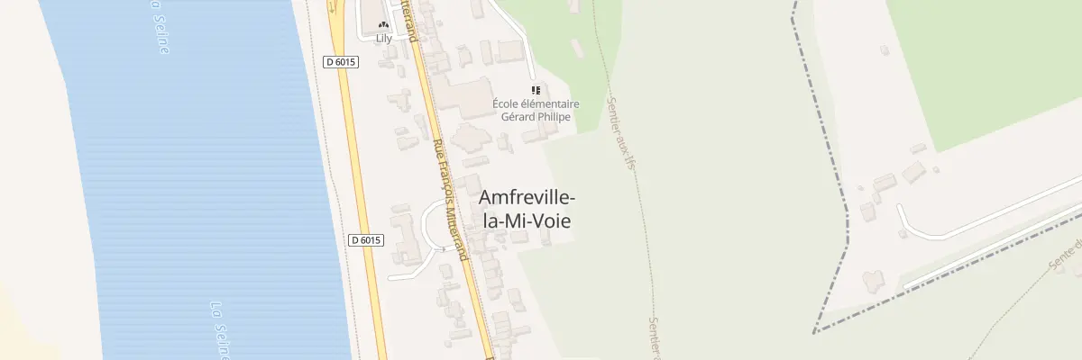 Plan du 166 Rue François Mitterrand à Amfreville-la-Mi-Voie