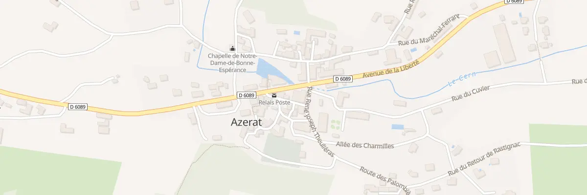 Plan du 3 Rue de l’Ecole à Azerat