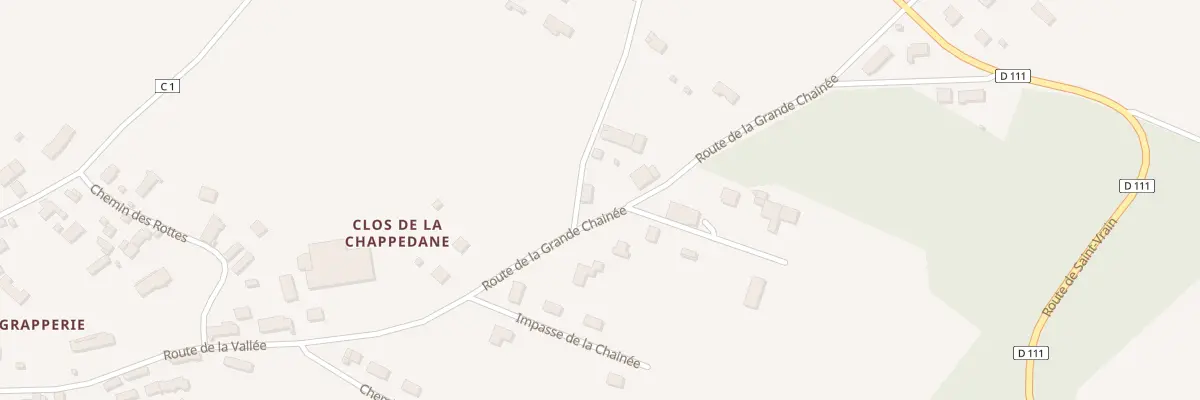 Plan du 12 Rte du Clos de Chappedâne à Saint-Firmin-des-Prés