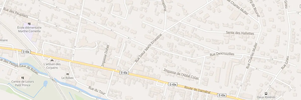 Plan du 16 Rue Soeur Marie Ernestine à Rouen