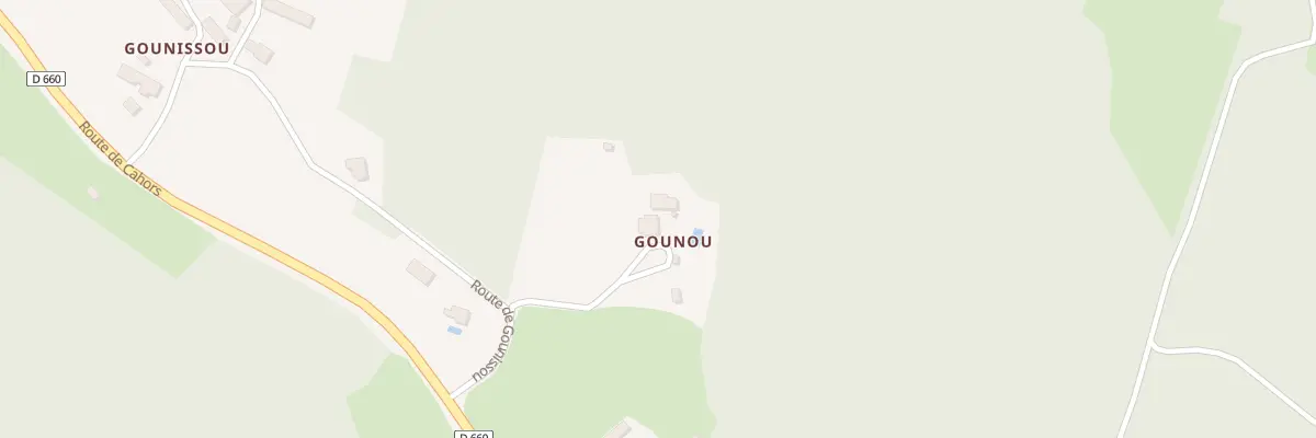Plan du 388 Gounou à Villefranche-du-Périgord