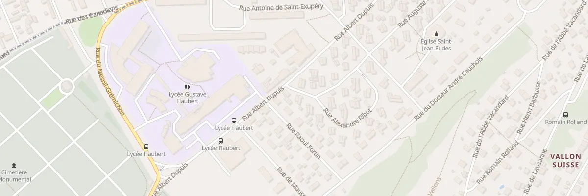 Plan du 2 Rue Auguste Leblond à Rouen