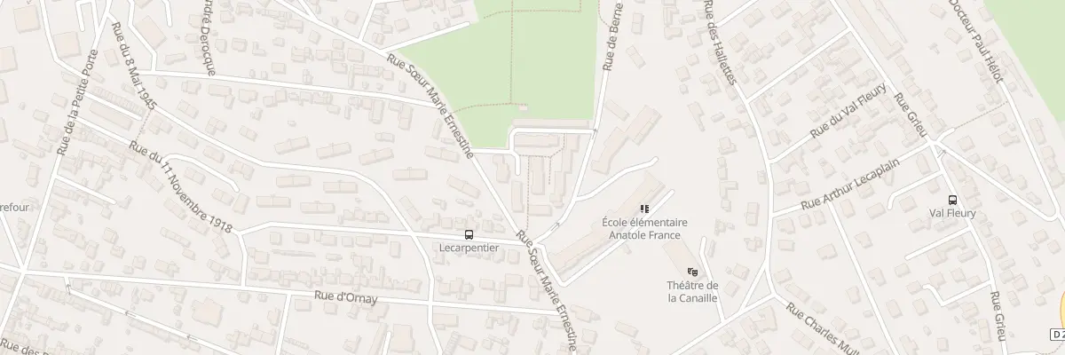 Plan du 5 Rue des Jardins Fleuris à Rouen