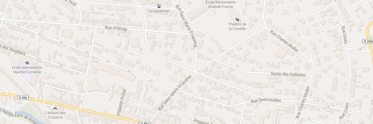 Plan du 11 Rue Soeur Marie Ernestine à Rouen