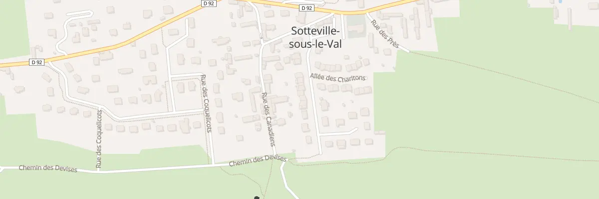 Plan du 14 All des Cerisiers à Sotteville-sous-le-Val