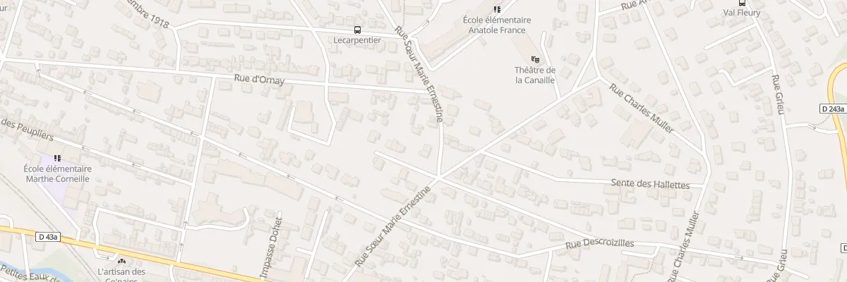 Plan du 13 Rue Soeur Marie Ernestine à Rouen