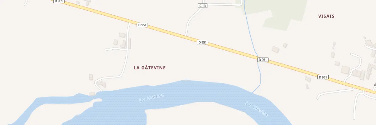 Plan du 9002 La Gatevine au Blanc