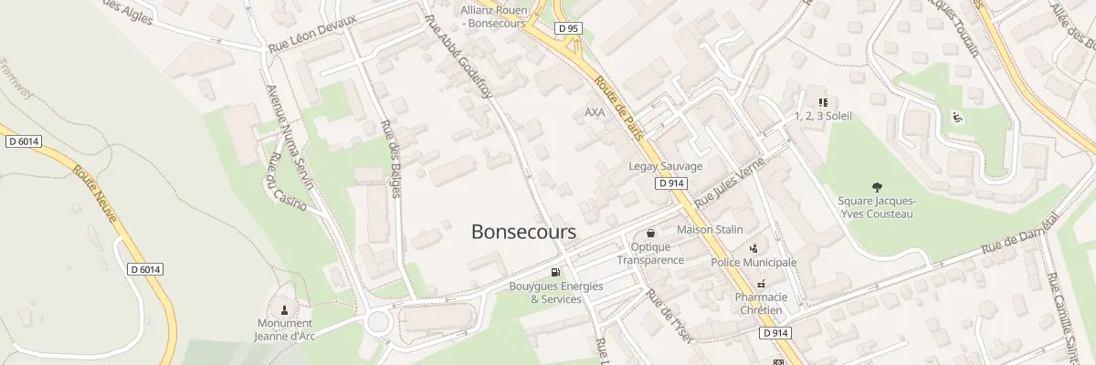 Plan du 4 Rue Abbé Godefroy à Bonsecours