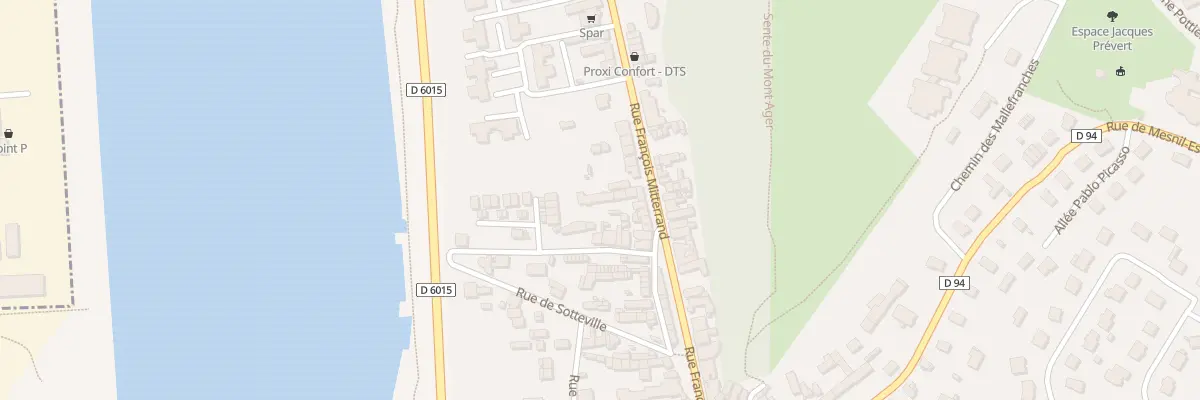 Plan du 81 Rue François Mitterrand à Amfreville-la-Mi-Voie
