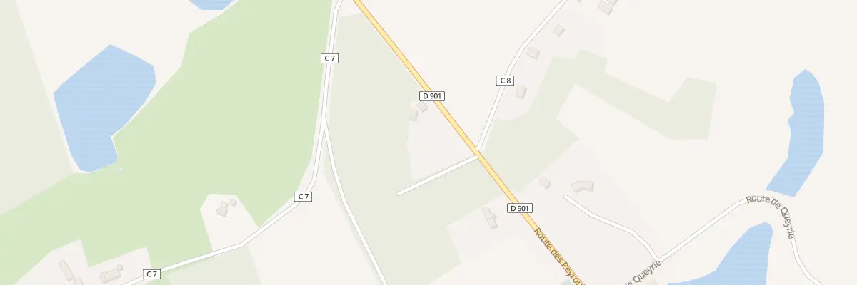 Plan du 5130A Le Cimetiere au Chalard