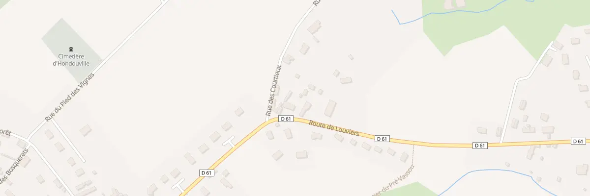Plan du 5 Rte de Louviers à Hondouville