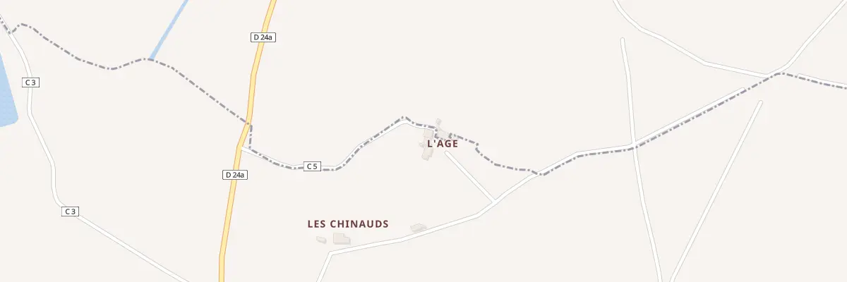 Plan du 2 L’Age à Tersannes