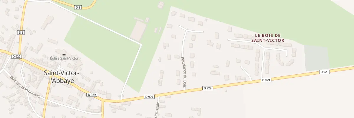 Plan du 5 Res du Bois à Saint-Victor-l’Abbaye