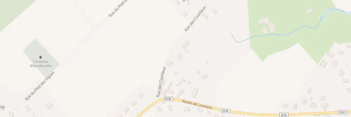 Plan du 4B Rue des Courtieux à Hondouville