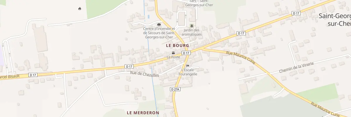 Plan du 11 Rue Marcel Bisault à Saint-Georges-sur-Cher