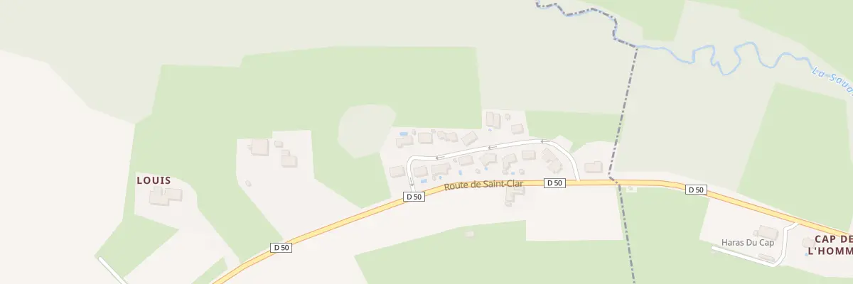 Plan du 1023 Rte de Saint Clar à Beaufort
