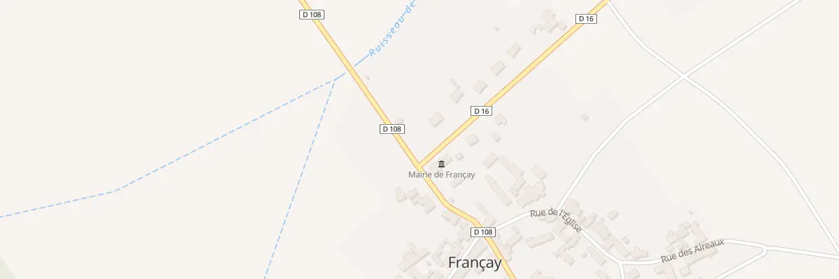 Plan du 1 Rue du Perche à Françay