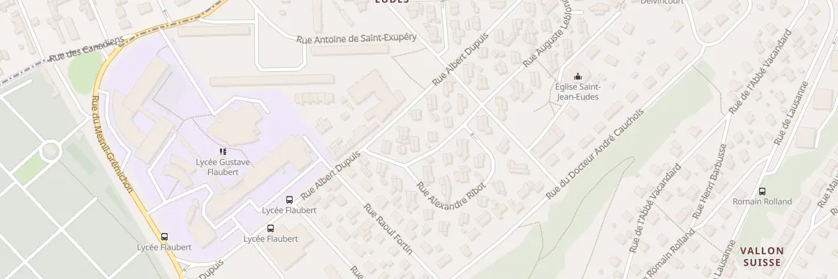 Plan du 7 Rue Auguste Leblond à Rouen