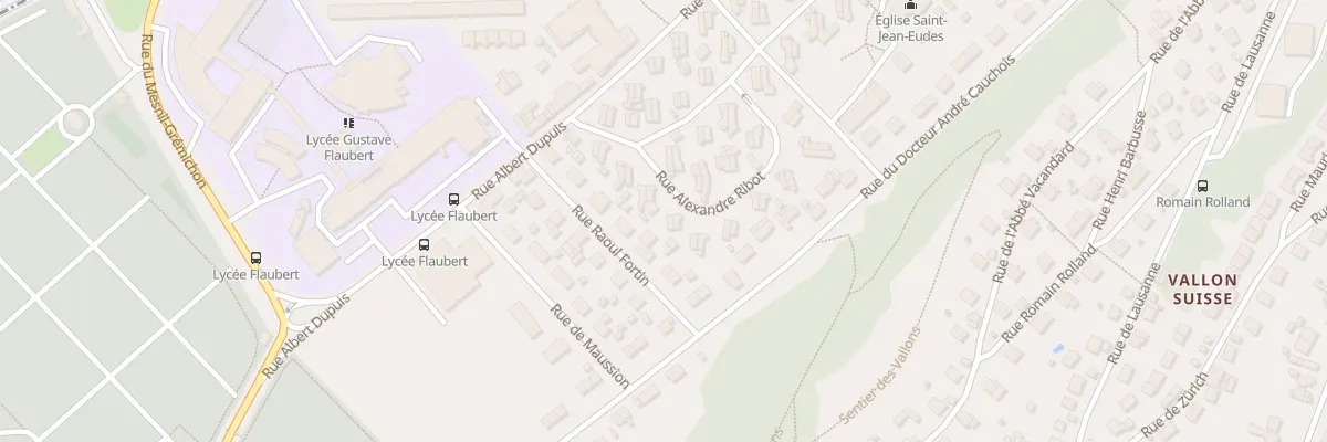 Plan du 10 Rue Alexandre Ribot à Rouen