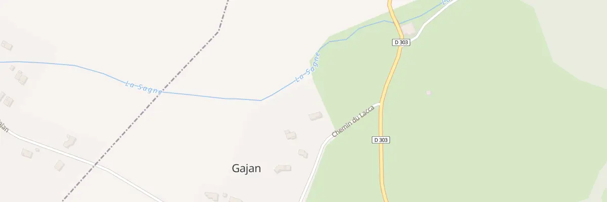 Plan du 9 Chem du Lacca à Gajan