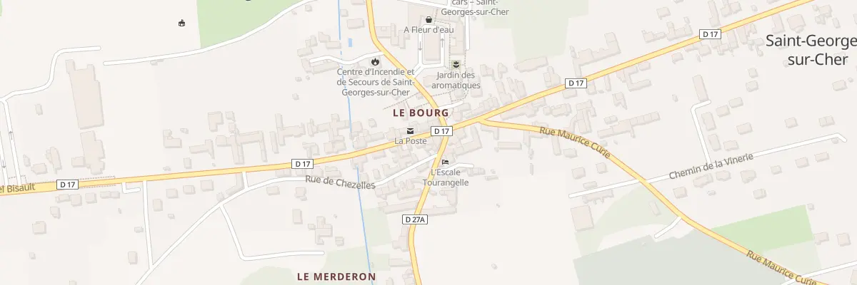 Plan du 5 Rue Marcel Bisault à Saint-Georges-sur-Cher