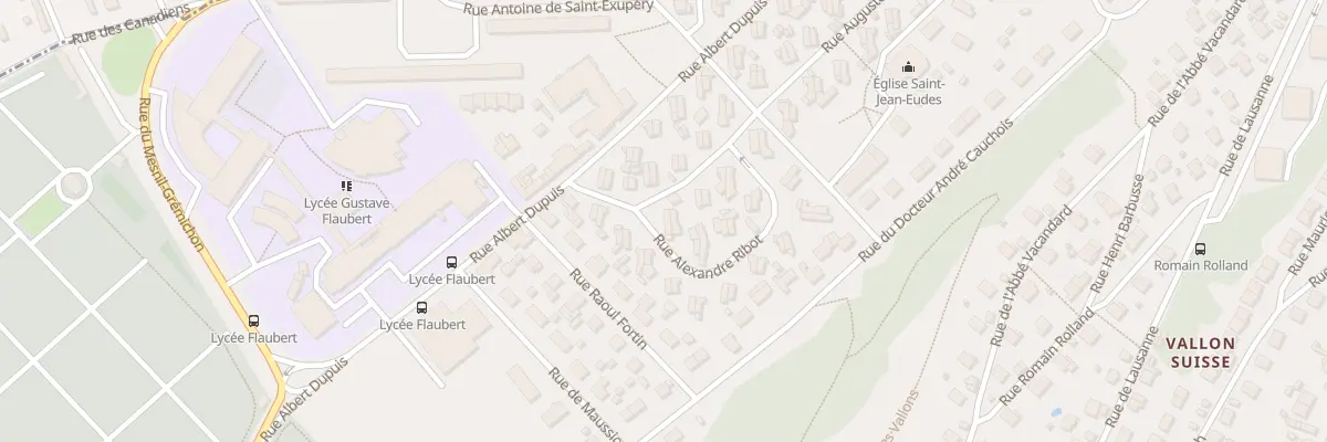 Plan du 6 Rue Auguste Leblond à Rouen