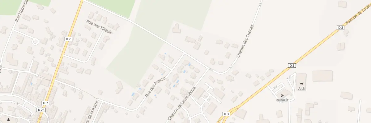 Plan du 1 Rue des Acacias à Rieumes