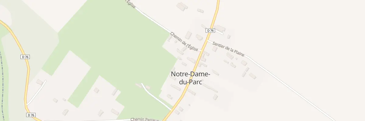 Plan du 47 Rte du Parc à Notre-Dame-du-Parc